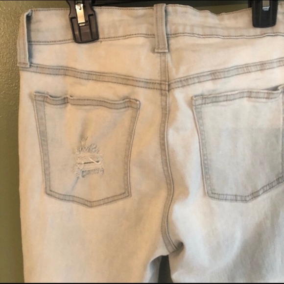 Rue 21 Denim High Rise Ankle Jeggings Size 6 - Picture 5 of 7